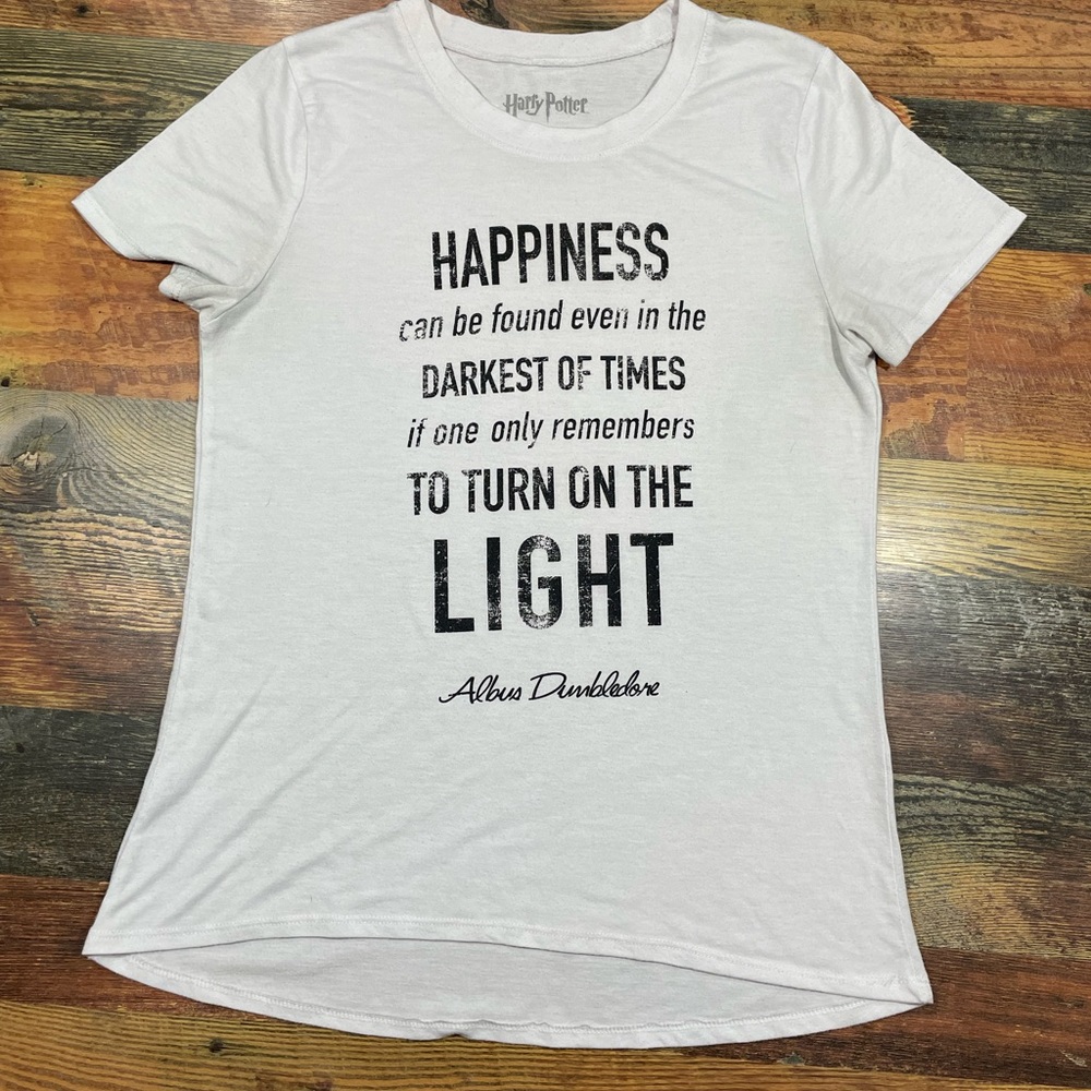White Harry Potter shirt
